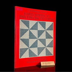Book Quilt Pattern | Vintage 1980 Patchwork Early American Dover Sewing Textile